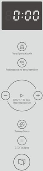 Встраиваемая микроволновая печь Korting KMI 825 RGW