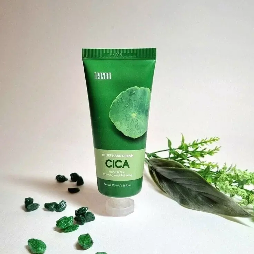 Крем для рук с экстрактом центеллы азиатской TENZERO Relief Hand Cream Cica (100мл)