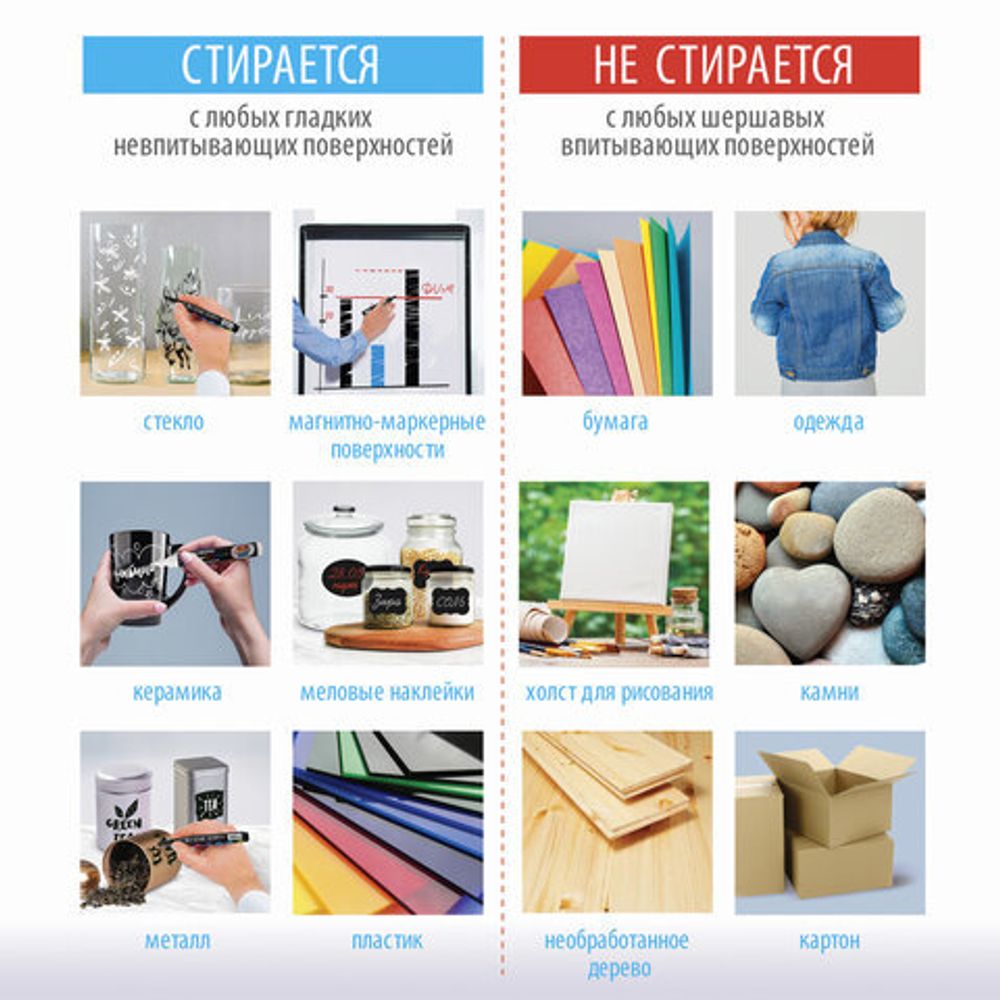 Маркер меловой "POP-ART" ЗЕЛЕНЫЙ, 3,5 мм, сухостираемый, для гладких поверхностей, BRAUBERG, 151524