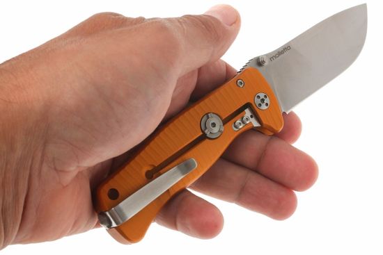 Складной нож Lion Steel "SR-2 MINI" L/SR2A OS c клинком из стали Uddeholm Sleipner®, рукоять ERGAL