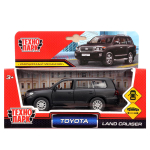Модель ин. мет. "Toyota Land Cruiser матовый" 12,5см, черный CRUISER-BE (Технопарк)