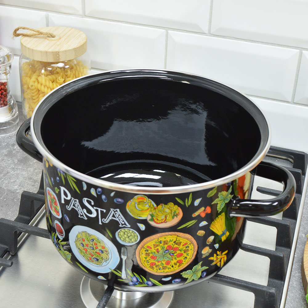 Кастрюля 4л "Pasta" черная