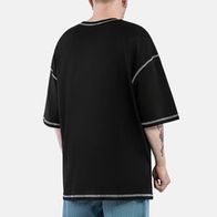 Футболка HAIDED CHAOTIC contrast, черный