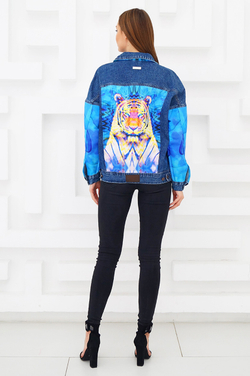 LIGVIANNI Джинсовая куртка Denim Jacket Tiger