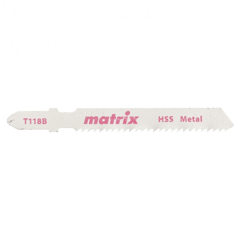 Полотна для электролобзика  по металлу, 3 шт, T118B, 50 x 2 мм, HSS Matrix