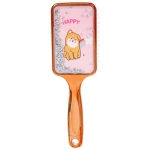 Расческа массажная зеркальная «Animals», милые корги, микс 4 цвета, 7*22 см (блистер Ultramarine)