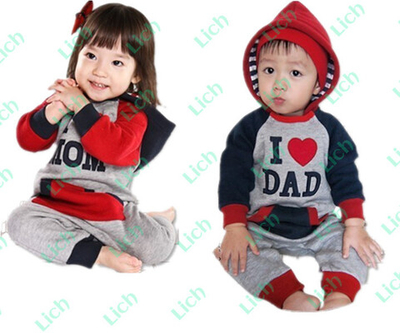 Комбинезон I Love Mom/I Love Dad