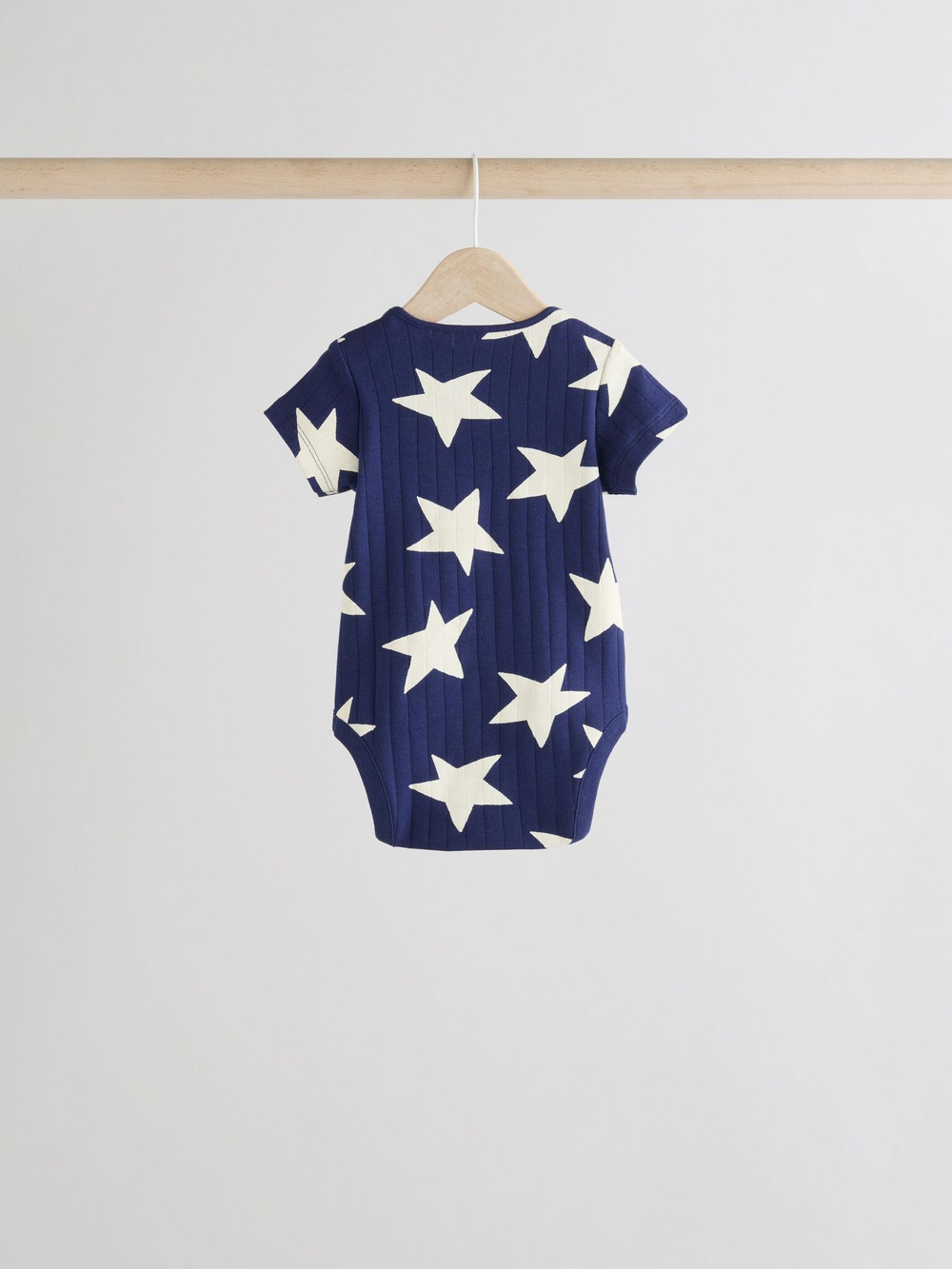 Боди с коротким рукавом для малышей Next E19-887, 5 шт., Синий, Молочный