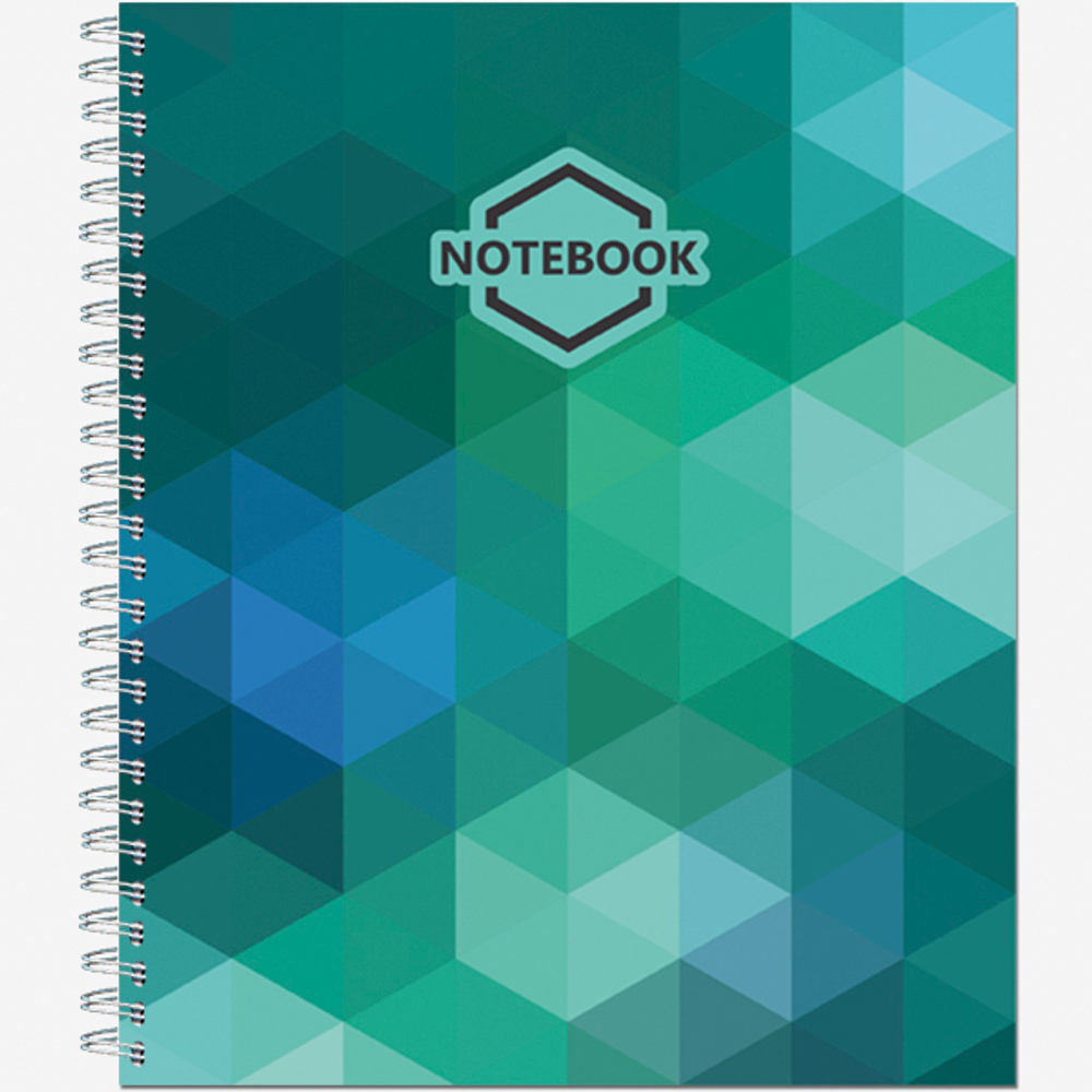 Тетрадь общая 96 листов на металлическом гребне  "Яркий Офис"