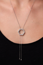 Колье с затяжкой Geo Silver