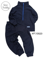 10523 Костюм детский флисовый темно-синий (60-110/116)