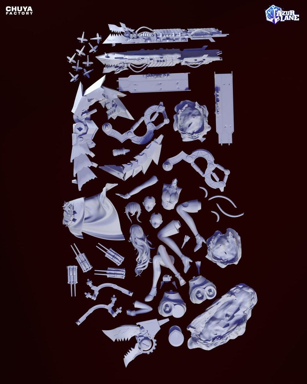 фигурка Azur Lane граф цепелин