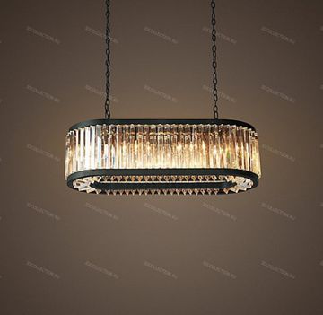 WELLES CLEAR CRYSTAL RECTANGULAR Restoration Hardware 68290174