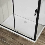 Душевой уголок Vincea City VSR-5CT9012CLB 120х90 стекло прозрачное/профиль черный