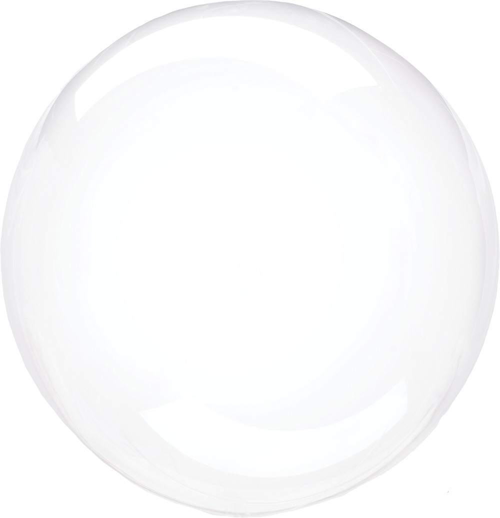 Сфера 30" Deco Bubble (черная упаковка), Прозрачный, Кристалл Fl