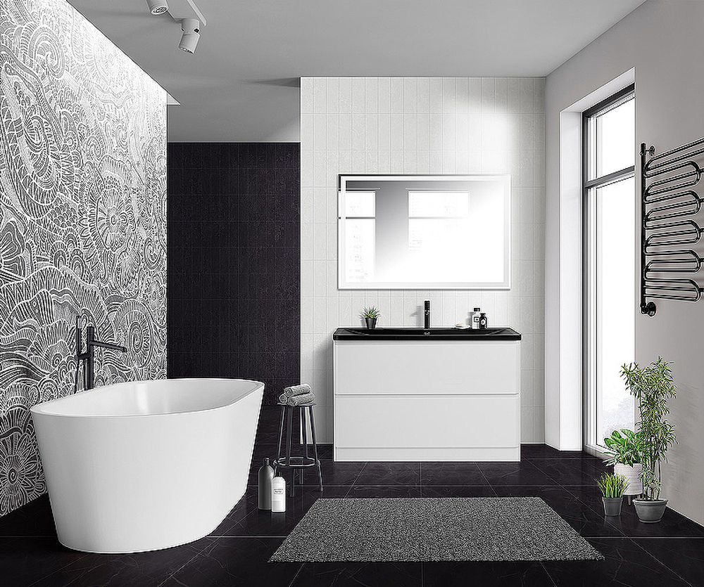 Тумба под раковину BelBagno 120 ALBANO-1200-2C-PIA-BL Bianco Lucido