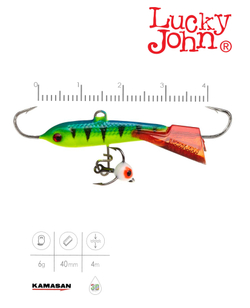 Балансир LUCKY JOHN Classic №4 (+тройник), цвет 36RT, арт. 81401-36RT