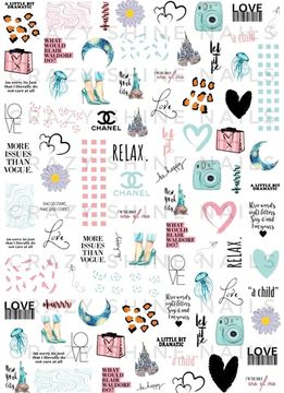 Слайдер-дизайн Crazy Shine Nails: Голубой