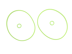 Комплект прокладок маслянного фильтра (2 поз.) КАМАЗ зеленый силикон ()