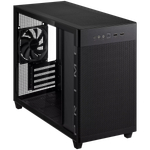 Корпус ASUS Prime AP201 Tempered Glass MicroATX Case Black - stylish 33-liter MicroATX case with tool-free side panels, with support for 360 mm coolers, graphics cards up to 338 mm long, and standard ATX PSUs