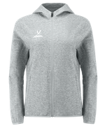 Худи на молнии женское ESSENTIAL Athlete Hooded FZ Jacket W, серый