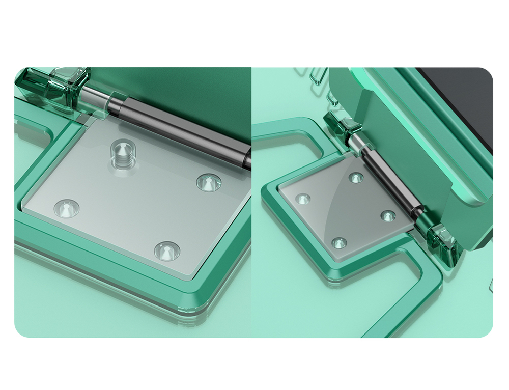 Чехол зеленого цвета с MagSafe от Nillkin с металлической откидной крышкой для камеры на Samsung Galaxy Fold 7, серия Iceblade Prop Magnetic