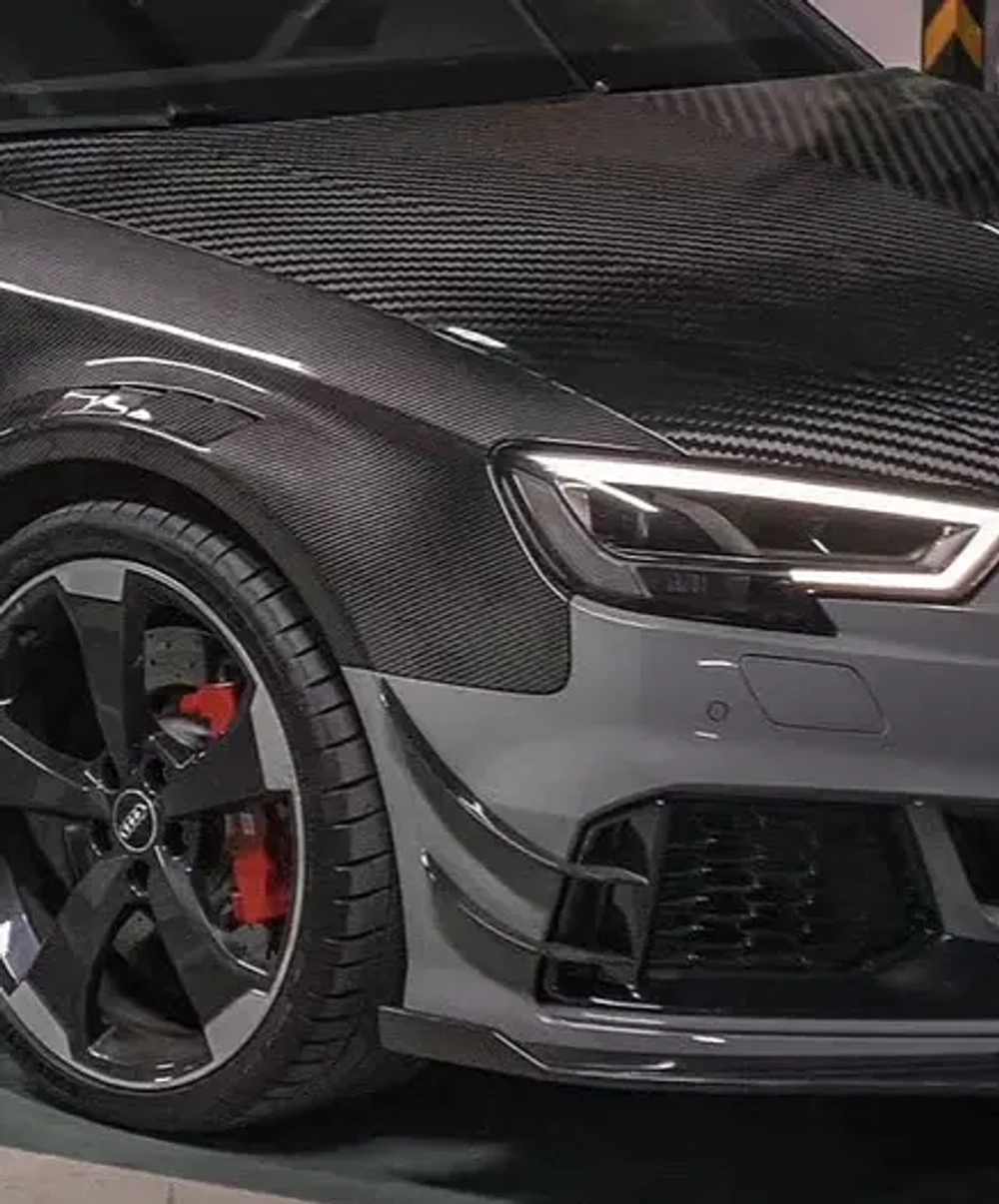 Карбоновые канарды для AUDI RS3 2018-2020 Ауди