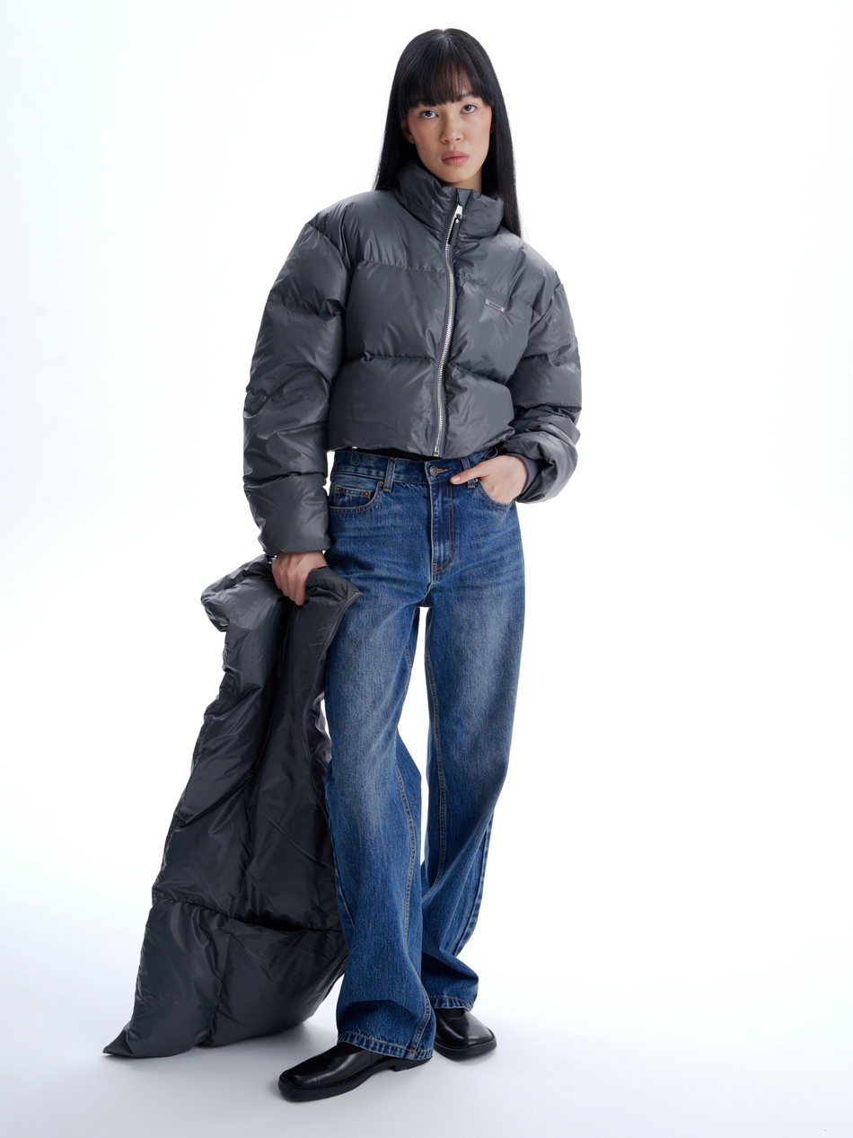 Пуховик "Ice, baby" серый Пуховик "Ice, baby" серый