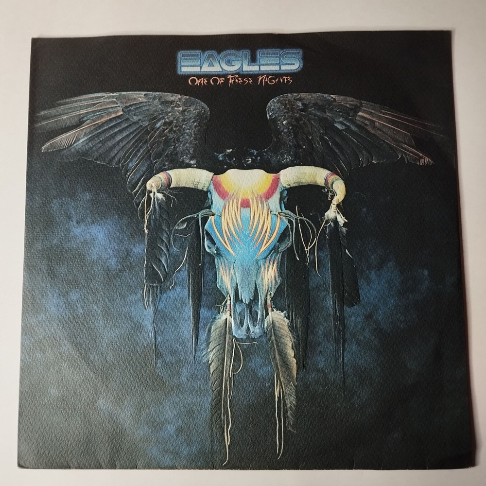 Винтажная виниловая пластинка LP Eagles One Of These Nights (Japan 1975) (No Obi) Hollywood Waltz P 10033Y