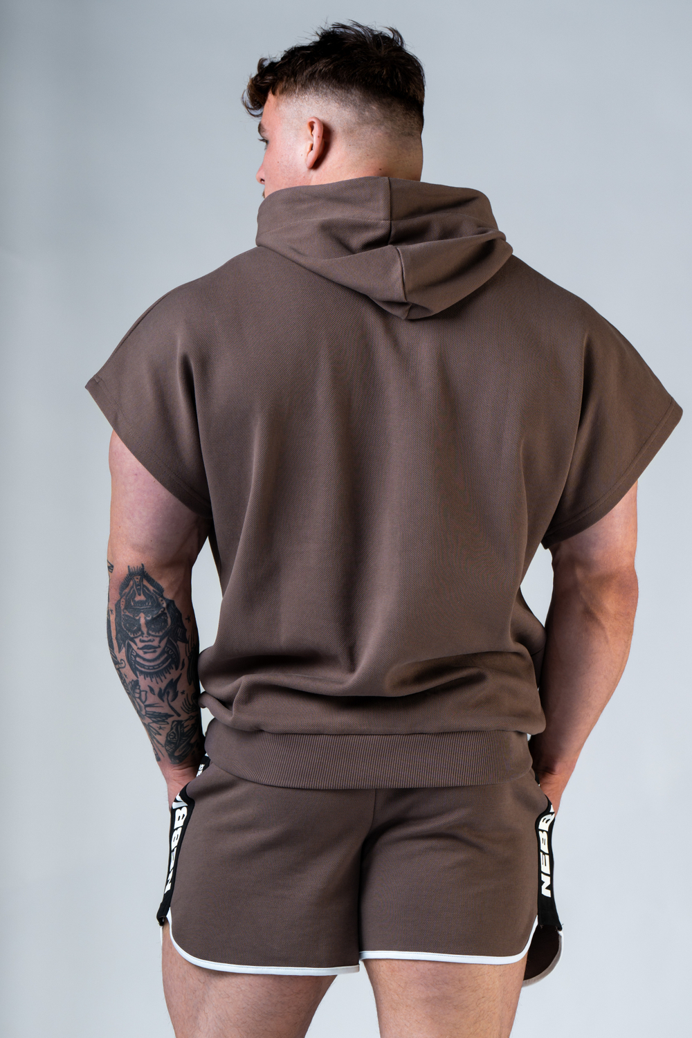 Худи с коротким рукавом Training Rag Top HERO 297 Коричневая