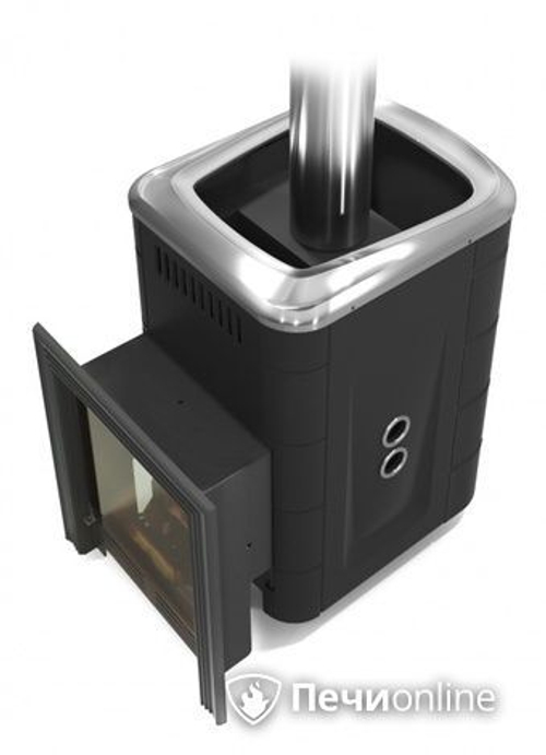Печь для бани на газу TMF Уренгой Мини 2018 Carbon БСЭ ТО антрацит