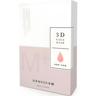 Nihon Маска Интенсивное увлажнение + Предотвращение обезвоживания - 3D FACE MASK Deep moisturizing + Highly osmotic,1*5шт)1