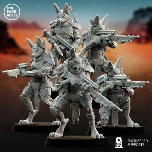 Xenos Armies Tau Empire Kroot Carnivore Squad 1 шт. миниатюра для dnd, днд, pathfinder, фентези, Настольная игра, НРИ, Варгейм, РПГ