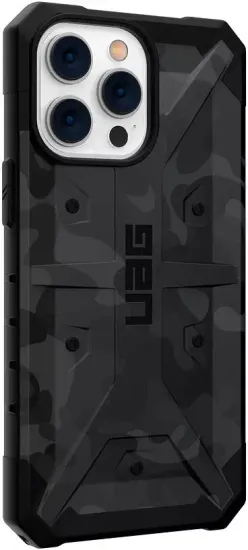 Чехол с поддержкой MAGSAFE Uag Pathfinder SE для iPhone 15 Pro 6.1", цвет темный камуфляж (Midnight Camo)