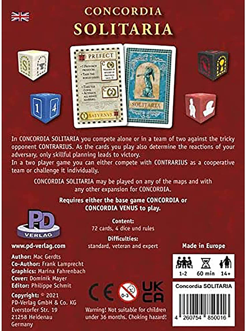 Concordia Solitaria (дополнение для 1-2 игроков)