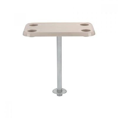 Стол прямоугольный в сборе со стойкой (69х40см)