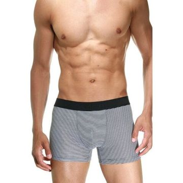 Трусы мужские боксеры белые в полоску DARKZONE DZN2632