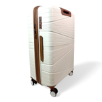 Большой чемодан Mironpan 23103, Молочный, XL