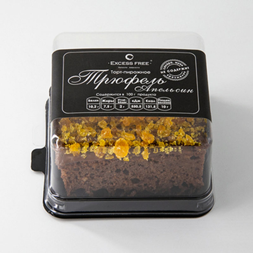 Excess Free Торт-пирожное "Трюфель Апельсин" (100 гр.)