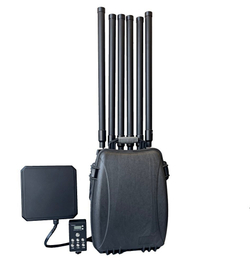 6 каналов / РЭБ Рюкзак подавитель дронов / Гарпия Mobile SKJ 1704 300W,  мощность 300Вт