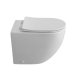 Приставной унитаз BelBagno SFERA-TOR BB2141CB-TOR/SC безободковый с сиденьем и смывом TORNADO