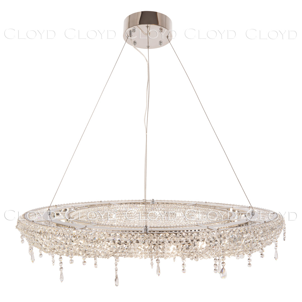 Люстра Cloyd HAYAO C24 / Ø100 см - хром (арт.10395)