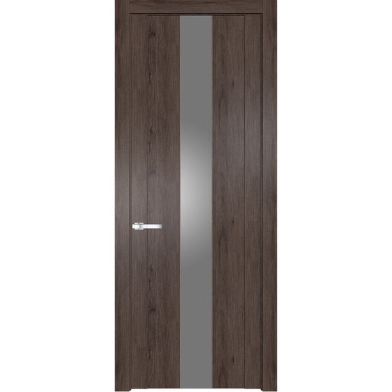Межкомнатная дверь Profil Doors 1.9N дуб тобакко стекло серебро матлак