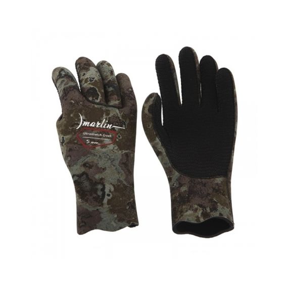 Перчатки Marlin Ultrastretch Green 5 мм резиновый протектор