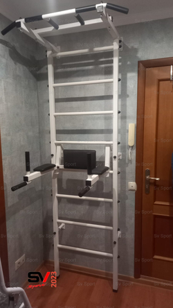 Монтаж шведской стенки Sv Sport в пеноблочные, газоблочные стены