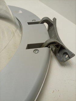 WAE20443OE кт16 Люк в сборе для стиральной машины Bosch (серый) 366231 б/у