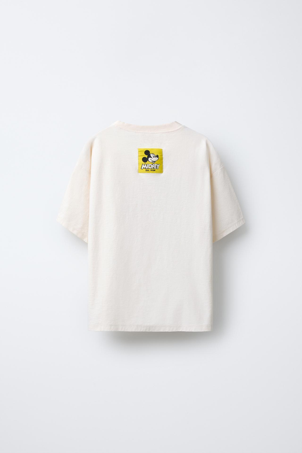 ZARA ФУТБОЛКА С ПРИНТОМ «МИККИ МАУС» © DISNEY, ЭКРЮ