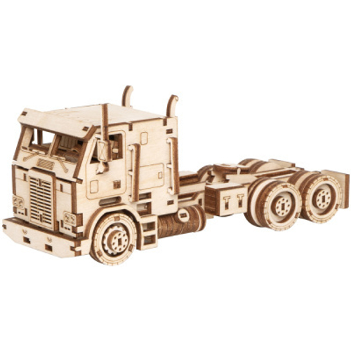 Конструктор деревянный ТРИ СОВЫ "Тягач", 14*5,8*6,5см, 130 деталей, карт