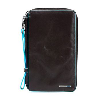 Мультипортмоне Piquadro Blue Square черный телячья кожа (PP3246B2/N)