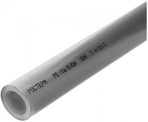 Трубы РосТерм из сшитого полиэтилена PE-Xa/EVOH серые универсальные